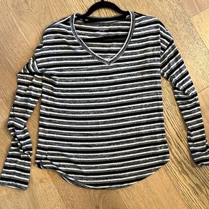 Stripe long sleeve top